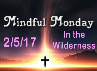 Mindful Monday Devotional for 2-5-17 in the wilderness
