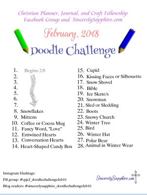 February 2018 Doodling Challenge