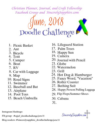 June 2018 Doodle Challenge