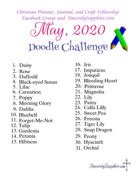 May 2020 Doodle Challenge click here
