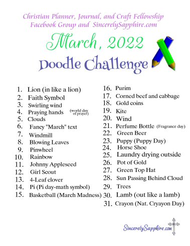 March 2022 doodle challenge